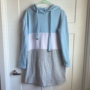 Multi-color pullover sweatshirt
